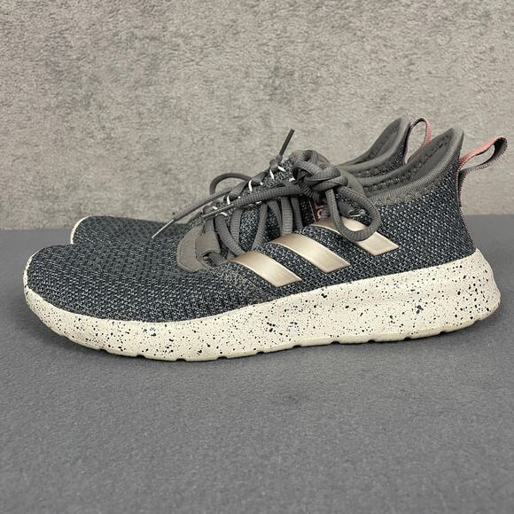 Adidas Cloudfoam Shoes Womens Size 7.5 Gray Rose Gold Speckled Running Sneakers - Picture 10 of 15